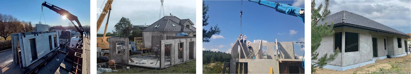 Beton, liapor készházak