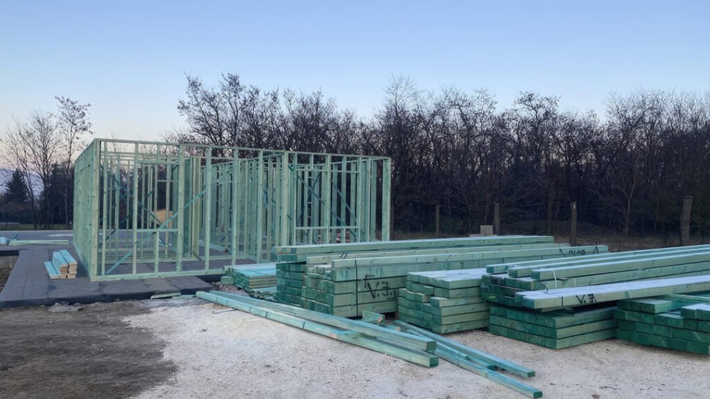 favázas könnyűszerkezetes ház vázszerkezet