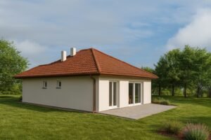 ASTRID 107 könnyűszerkezetes ház látványterv 2