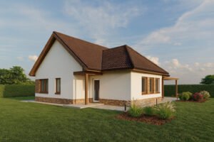 TTMH HILDA 133 könnyűszerkezetes ház látványterv 3