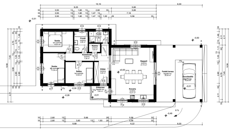 Szuzi SIP készház - alaprajz